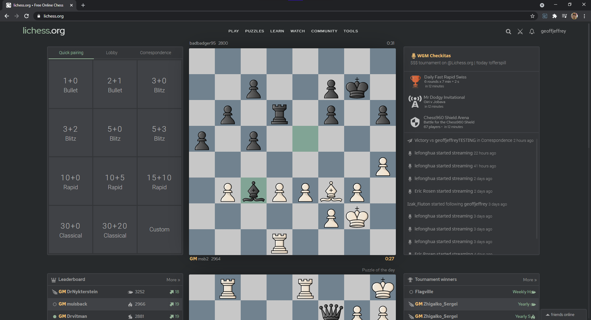 Prettier Lichess